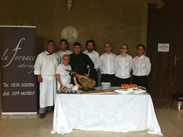 Lo staff de La Fornace Catering